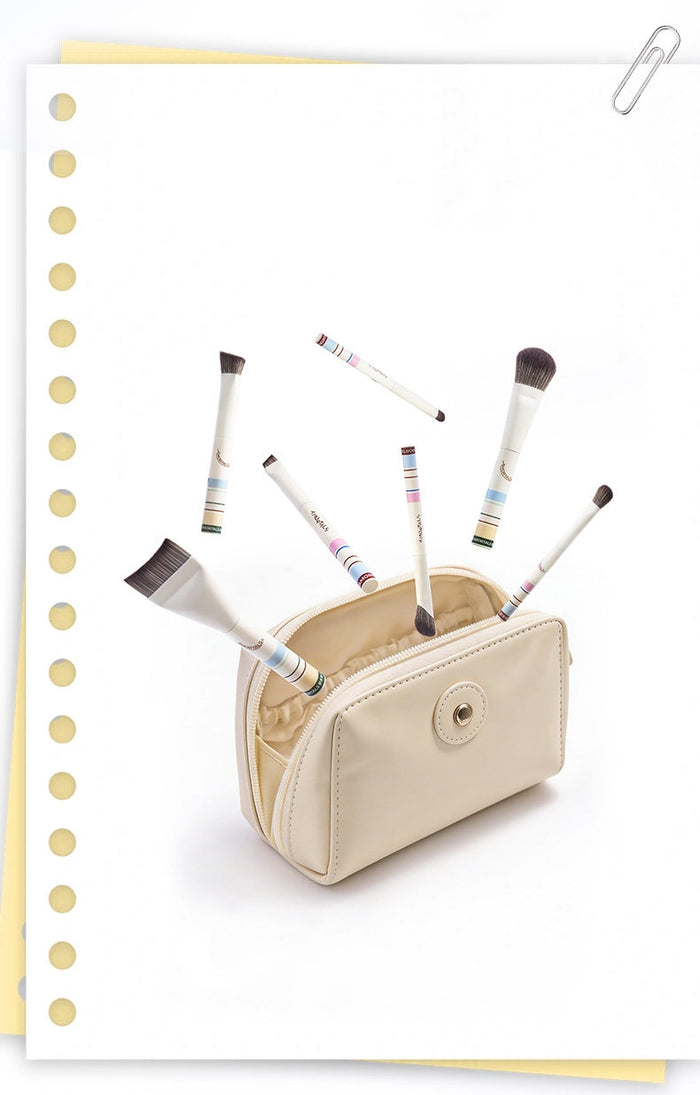 AMORTALS Travel-Friendly Portable Makeup Brush Set T5742