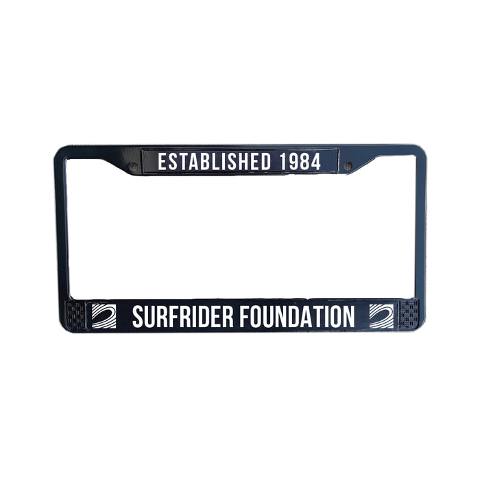 Anniversary Black Chrome License Plate Frame