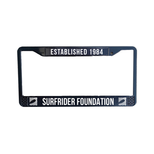 Anniversary Black Chrome License Plate Frame