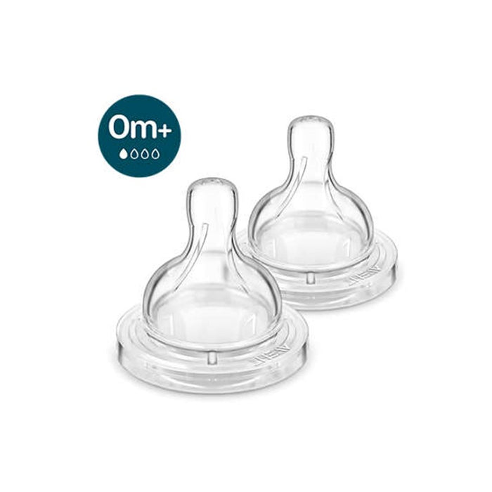 Anti Colic Silicone Teats (0-6 month)