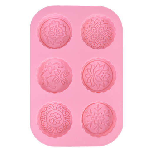 Assorted Mandala Silicone Soap Mold