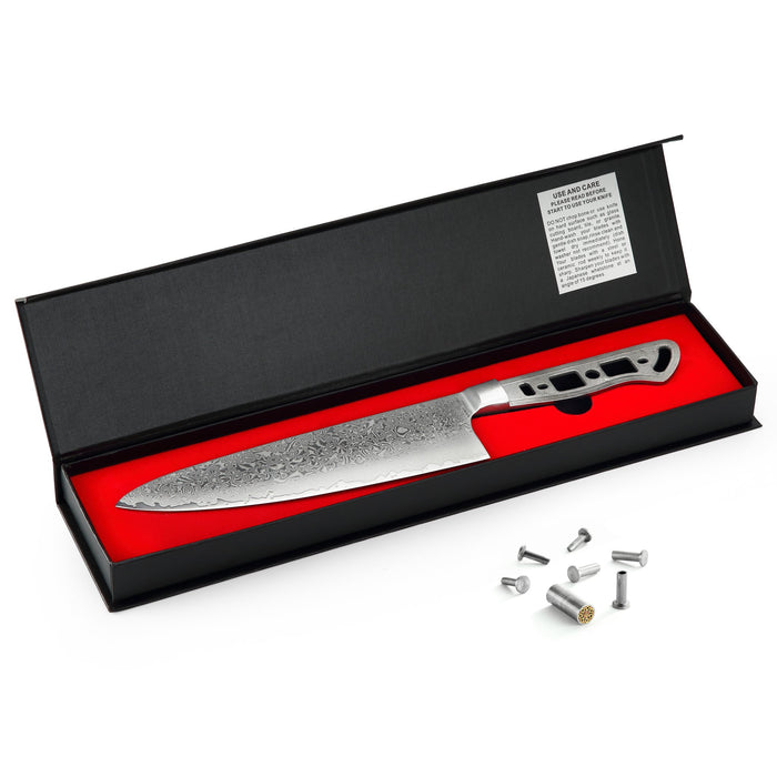 AUS-10 DAMASCUS 8.25-IN GYUTO CHEF KNIFE BLANK