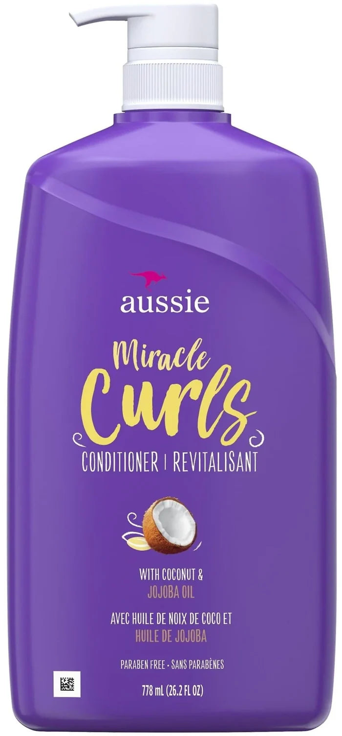 AUSSIE Miracle Curls Conditioner With Coconut Oil بلسم الشعر بزيت جوز الهند