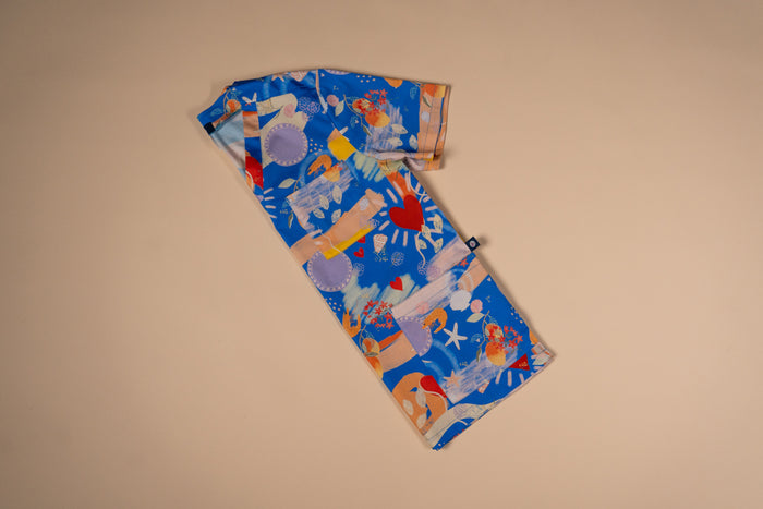 Aussie Xmas Party  - Women's Printed Scrub Top