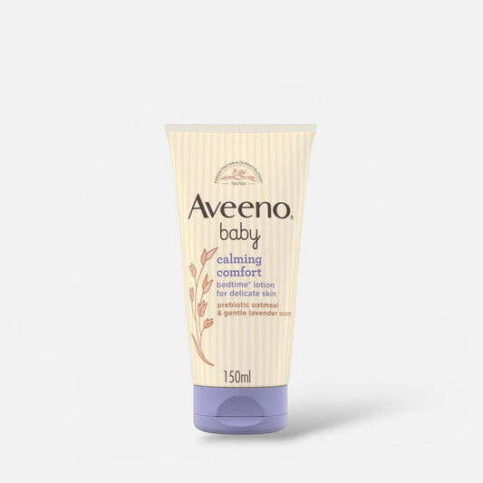 Aveeno Baby Calming Comfort Bedtime Lotion 150ml لوشن أفينو بيبي المهدئ والمريح قبل النوم - Princess Cosmetics Qatar