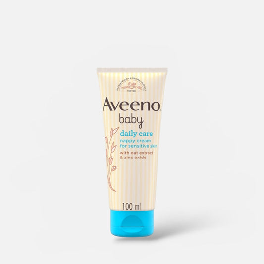 Aveeno Baby Daily Care Nappy Cream 100ml كريم أفينو للعناية اليومية بالحفاضات - Princess Cosmetics Qatar