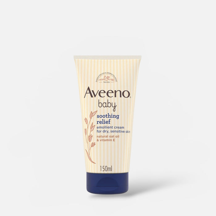 Aveeno Baby Soothing Relief Emollient Cream 150ml كريم أفينو بيبي الملطف والملطف - Princess Cosmetics Qatar