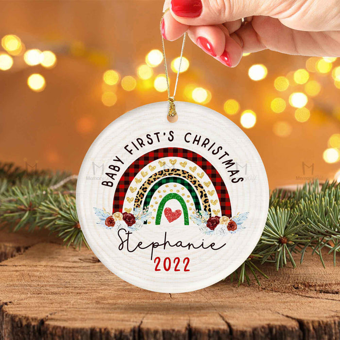 baby girl first christmas ornament