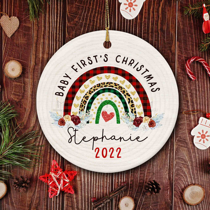 baby girl first christmas ornament