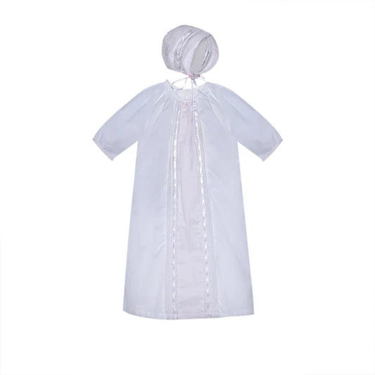 Baby Sen Kipling Daygown-White/Pink