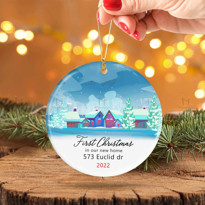 baby's first christmas ornament