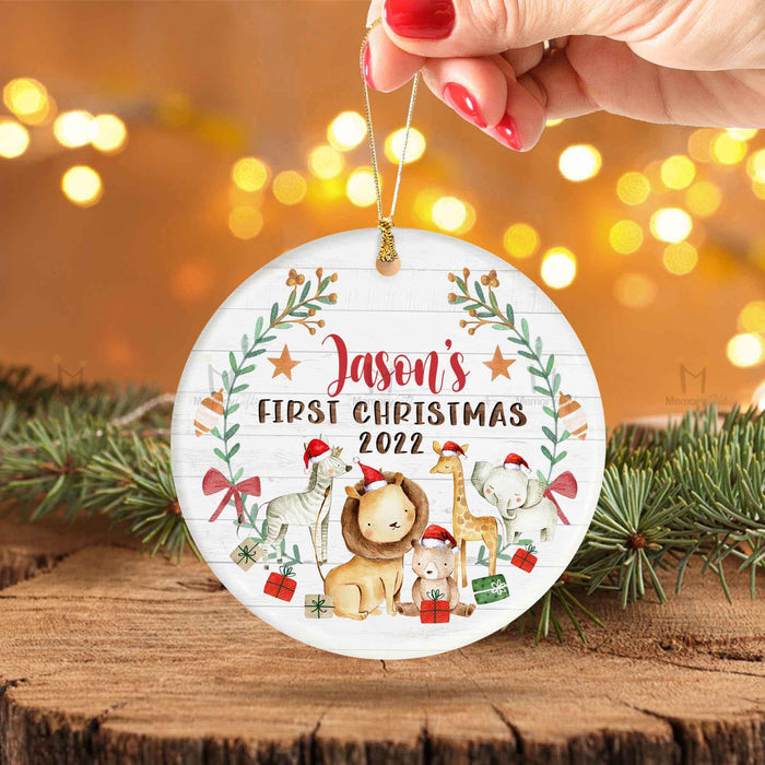 baby's first christmas ornament