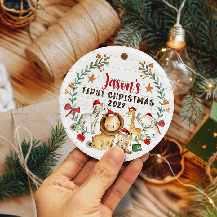baby's first christmas ornament