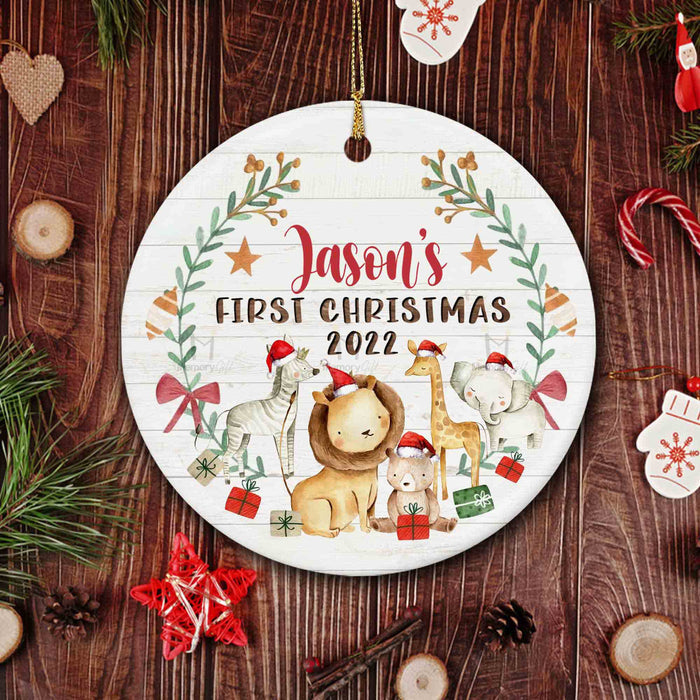 baby's first christmas ornament