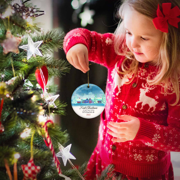 baby's first christmas ornament