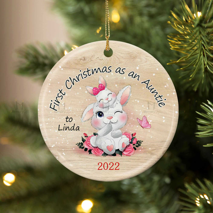 baby's first christmas personalized ornament