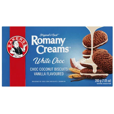 Bakers Romany Creams Vanilla Choc, 200g