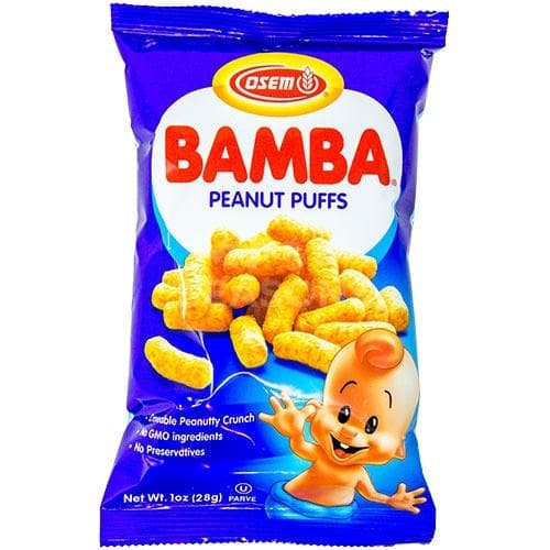 BAMBA Peanut Puffs (200 g) from Kosher - AubergineFoods.com