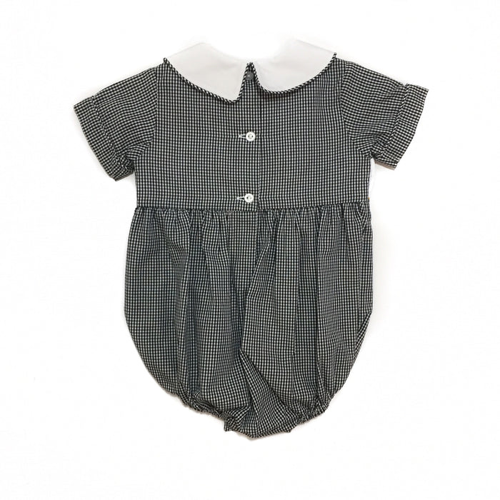 Banbury Black Gingham Football Player Bubble