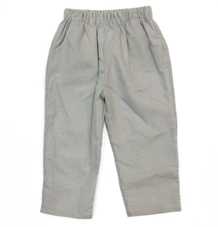 Banbury Cross Grey Gingham Pant