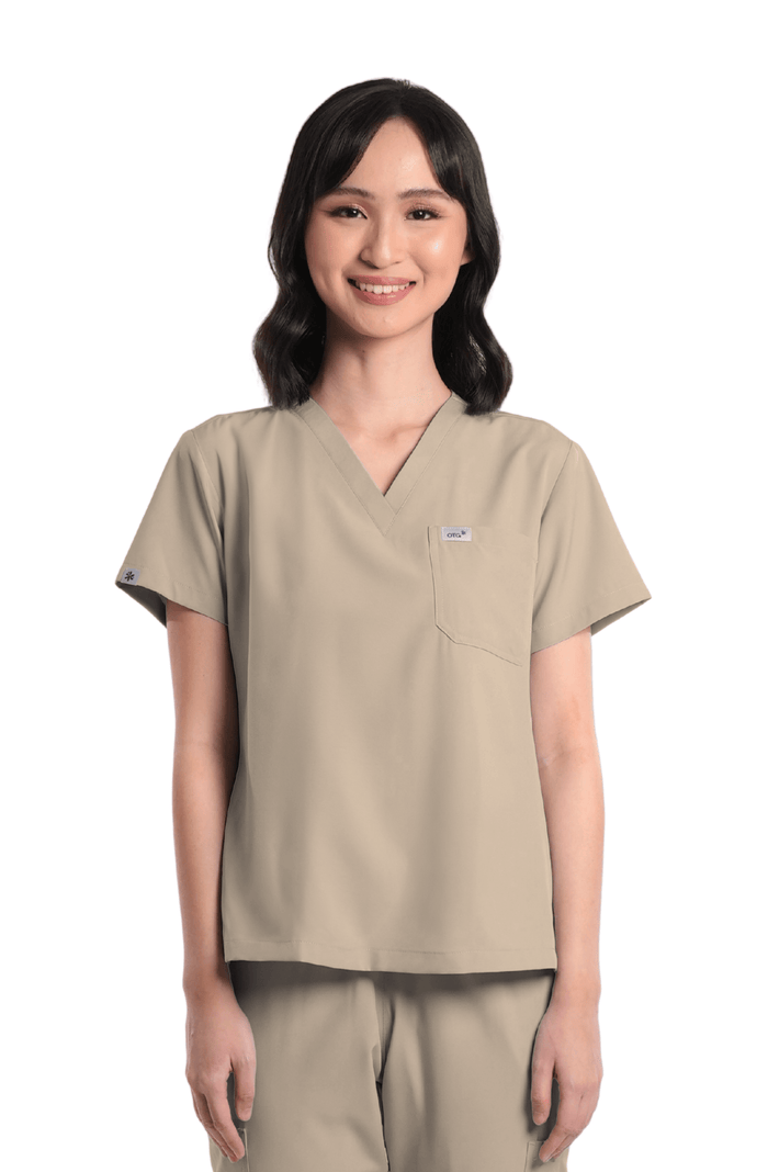 Basicflex® Custom Fit V-Neck Women Scrub Top