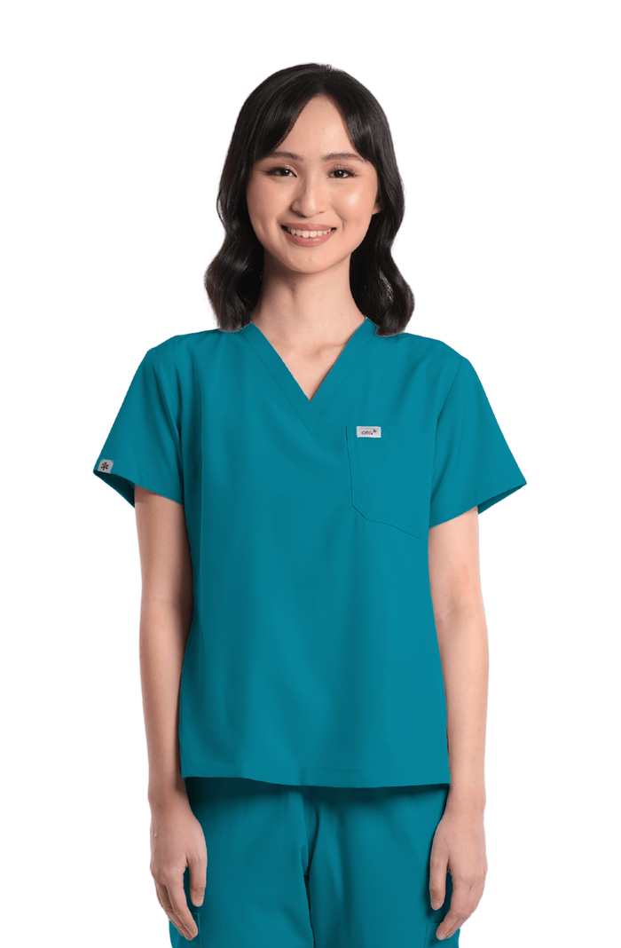 Basicflex® Custom Fit V-Neck Women Scrub Top