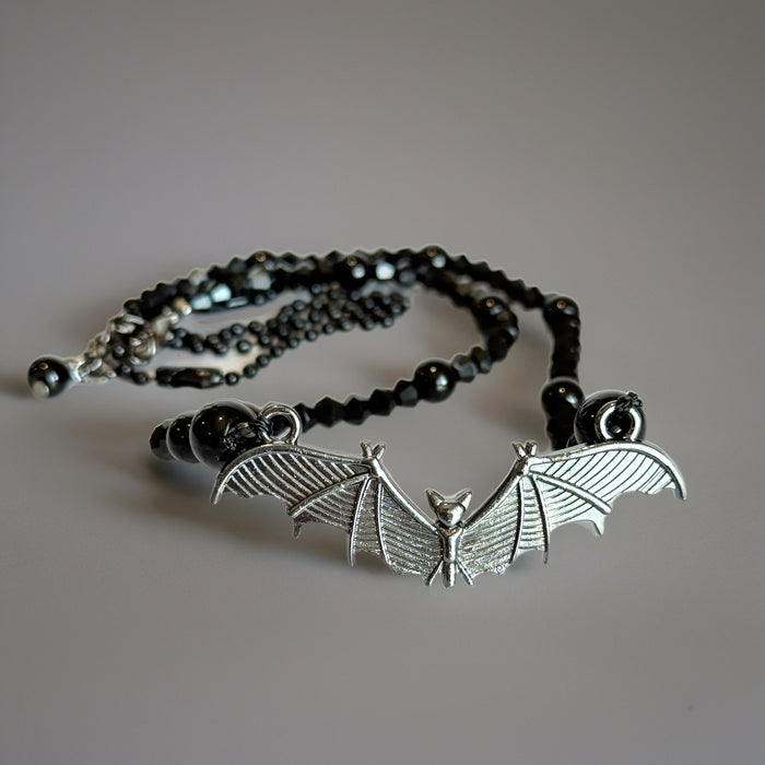 Bat Bling Deluxe Tumbler Charm Necklace
