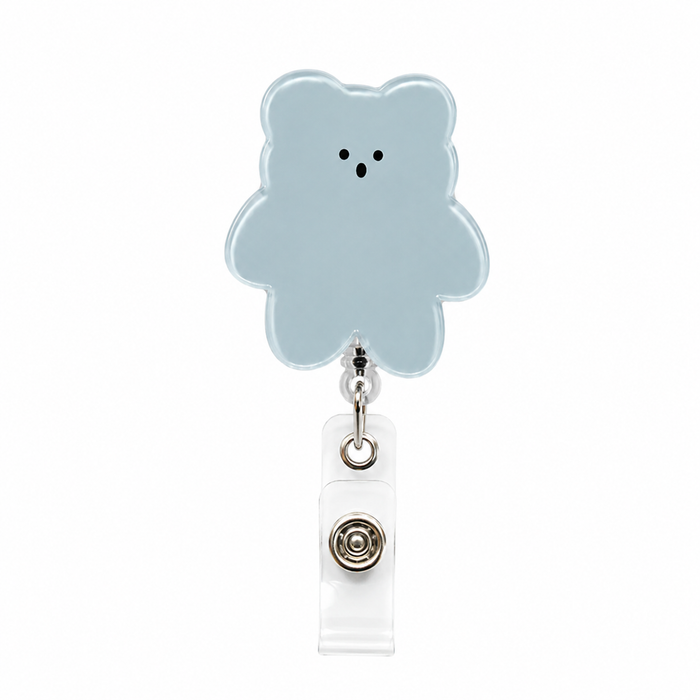 Bear Badge Holder with CLip