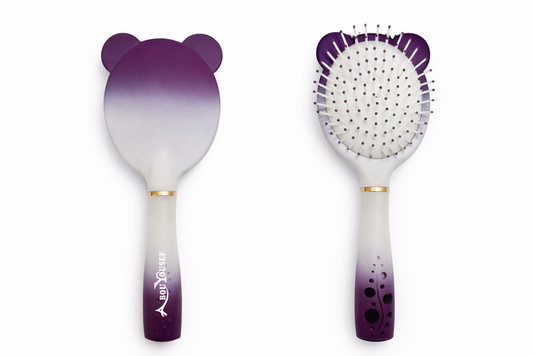 Bear-shaped ombre hairbrush
