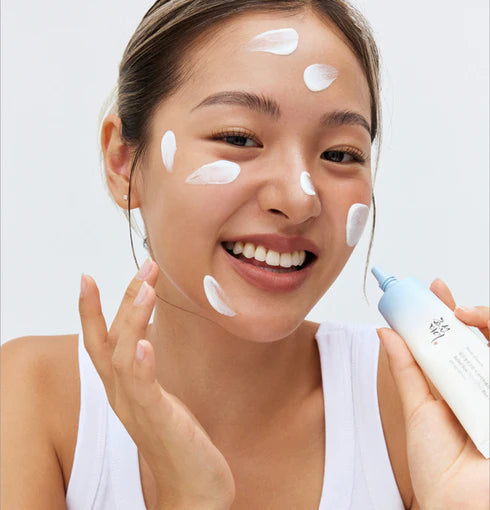 BEAUTY OF JOSEON Relief Sun Aqua Fresh Rice + B5 Sunscreen Spf50+ واقي الشمس الكيميائي المطور بالارز من بيوتي اوف جوسون