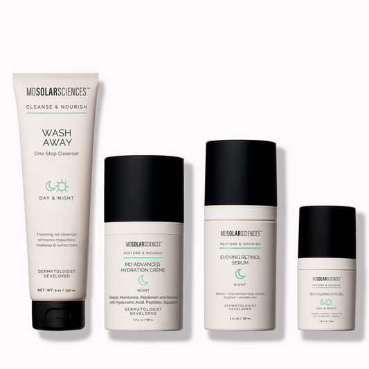 MdsolarSciences skincare product lineup
