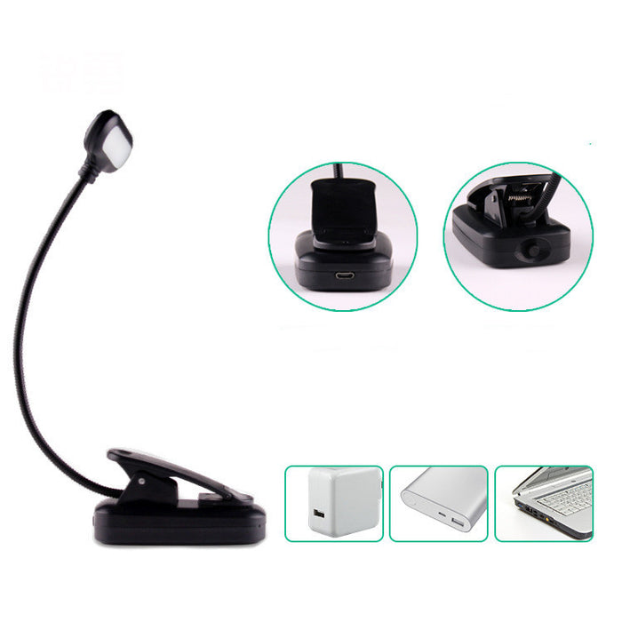 Bedside Reading Clip Lamp USB Charging Hose Lamp Led Desk Lamp 🇨🇳
