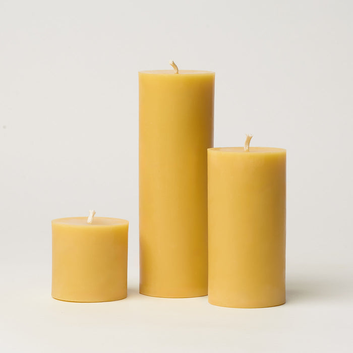 Beeswax Pillar Candle