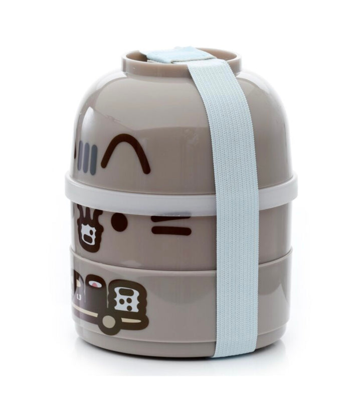 Bento Round Stacked Lunch Box - Pusheen the Cat 🇬🇧