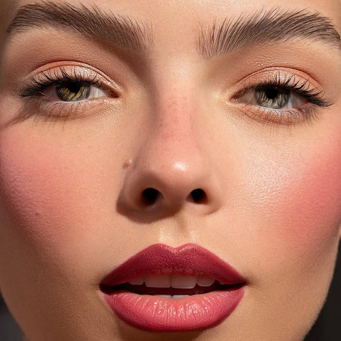 Berry Pop Lip Crayon model look.