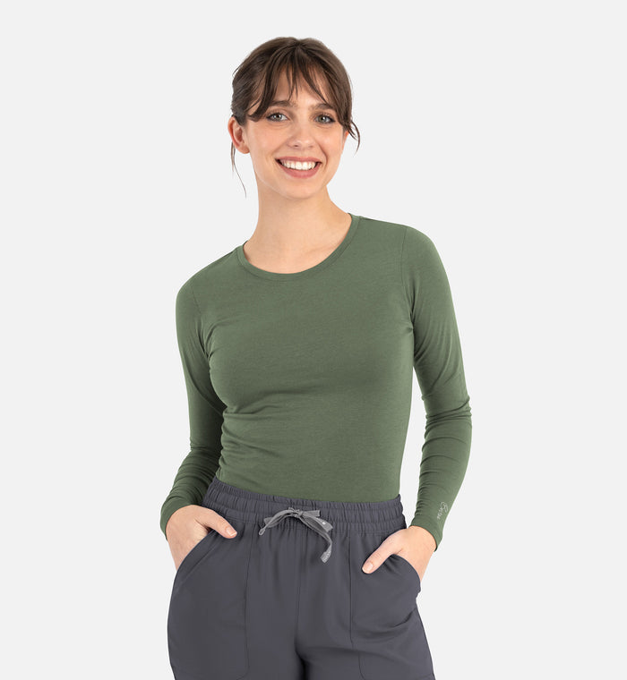 Bestee Basic Long Sleeve Underscrub Tee
