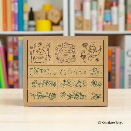 Beverly Studio Ghibli My Neighbor Totoro Wooden Stamp Set
