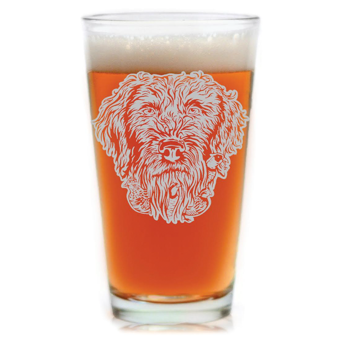 Birdy Beard Pint Glass