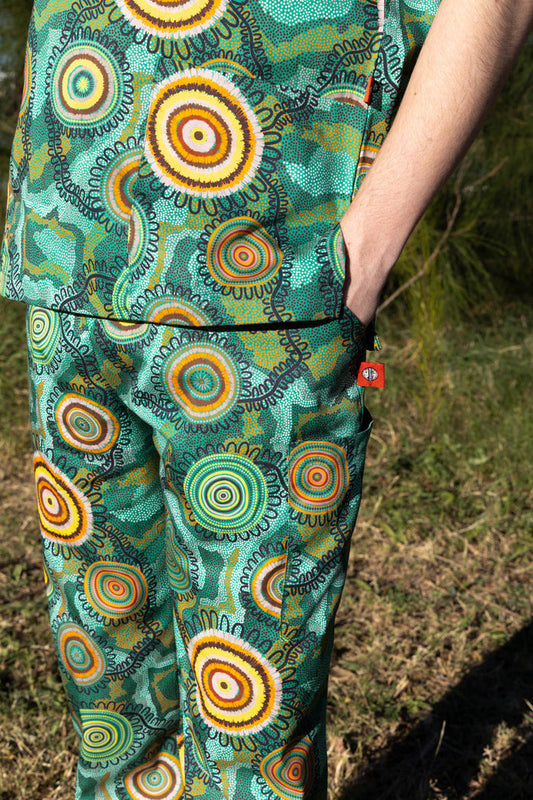 Birthing Grounds - Unisex Printed Scrub Pants