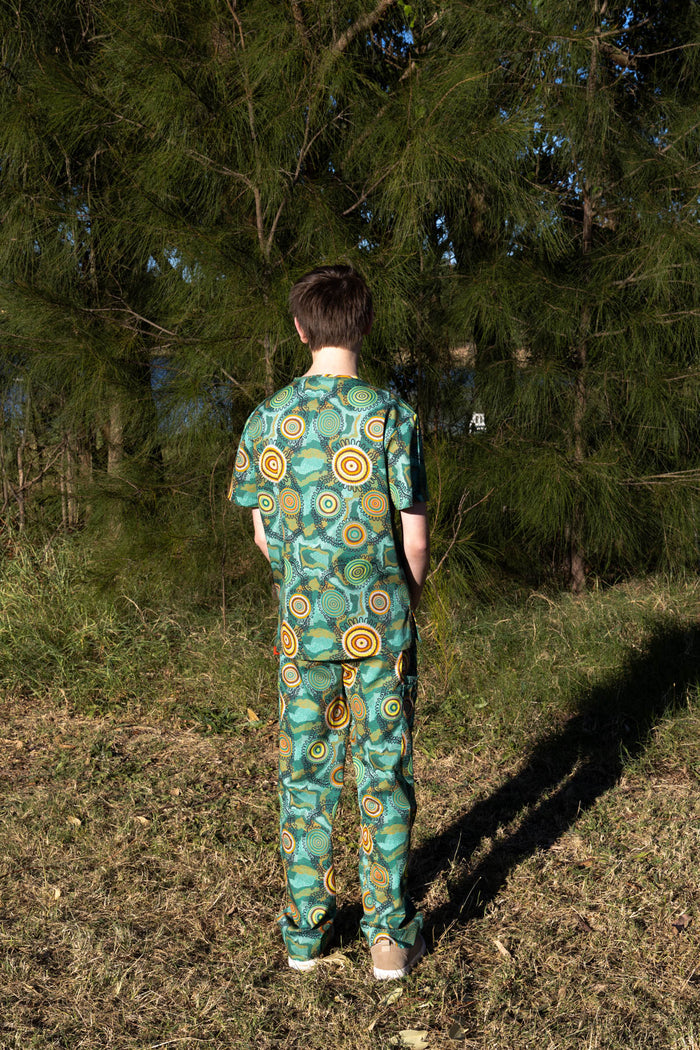 Birthing Grounds - Unisex Printed Scrub Pants