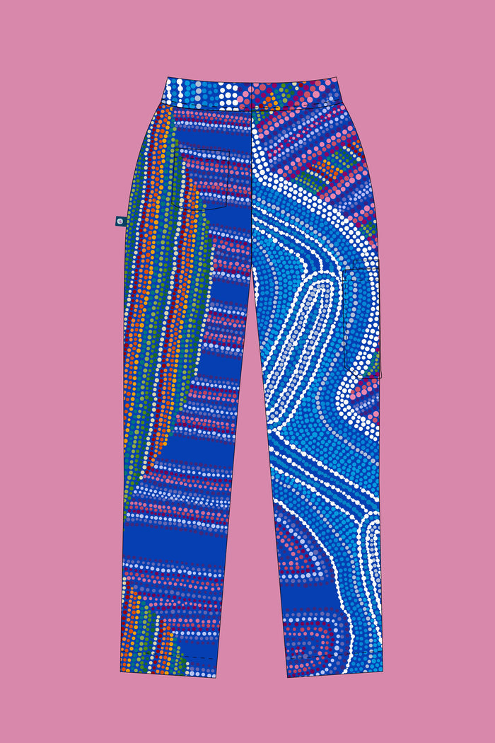 Birthing Site - Women's Premium Printed Scrub Pants
