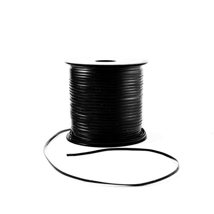 Black Plastic Craft Lace Lanyard Gimp String Bulk 100 Yard Roll - artcovecrafts.com