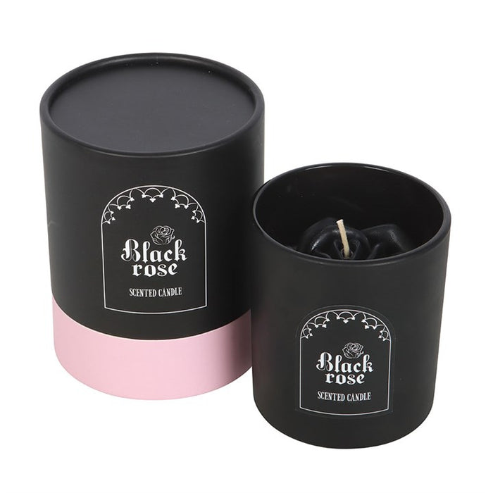 Black Rose Candle with 3D Roses 🇬🇧