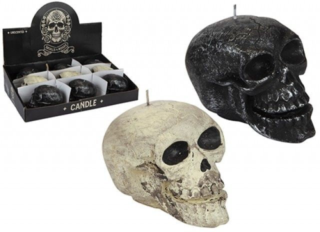 Black Skull Head Candle (10cm) 🇬🇧