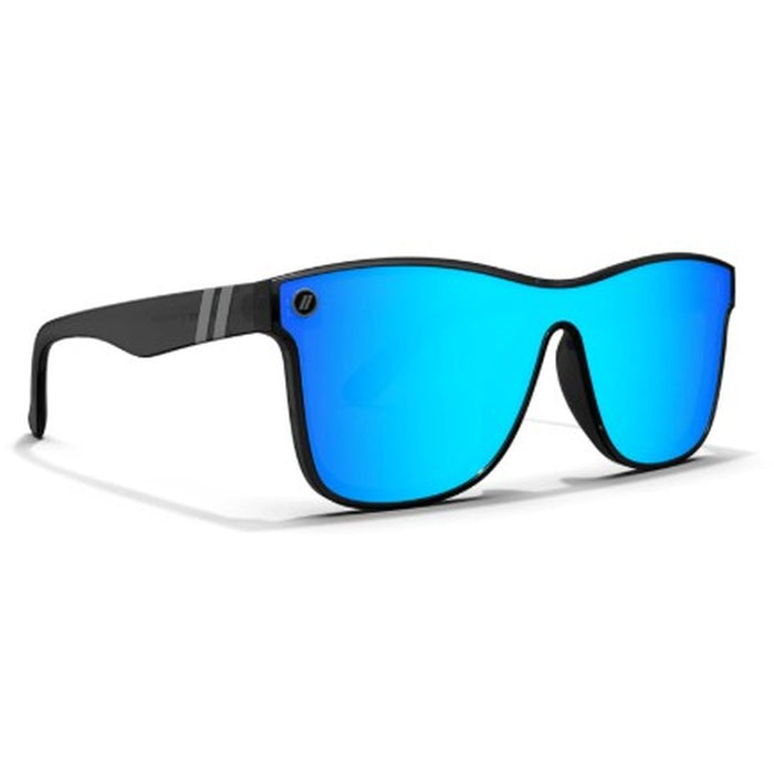 DARK SMOKE W/LIGHT BLUE LENS / OS