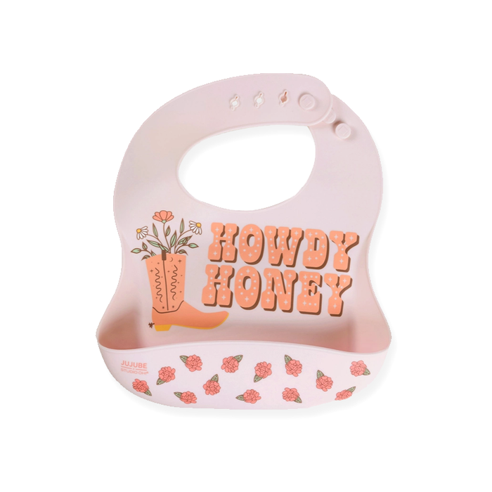 BLOOMIN' BOOT SILICONE BIB