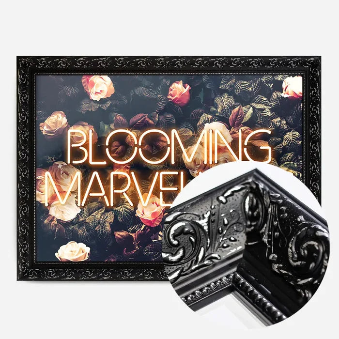 21x30cm | 8¼ x 11¾in / Black Ornate Frame