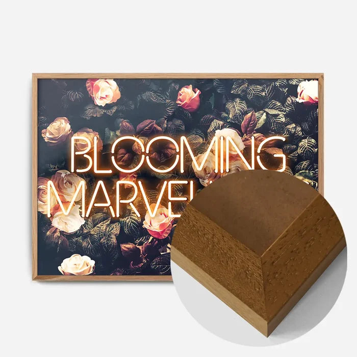 21x30cm | 8¼ x 11¾in / Oak Wood Frame