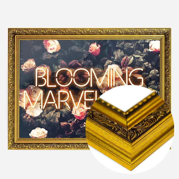 21x30cm | 8¼ x 11¾in / Gold Ornate Frame