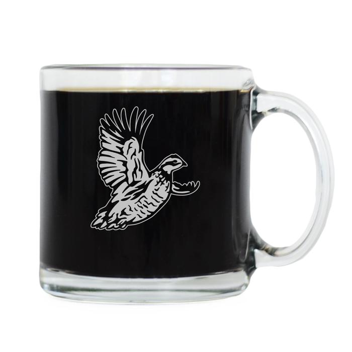 Bobwhite Quail Glass Coffee Mug